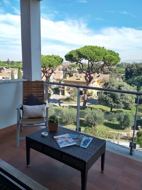 Hotel Capannelle, View from room