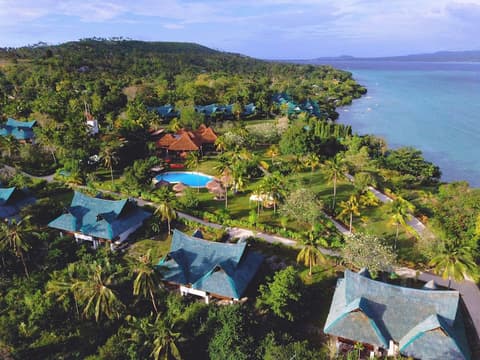 Badian Island Wellness Resort, Aerial view
