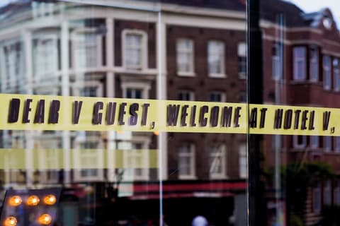 Hotel V Frederiksplein, Front of property