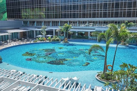 Hilton Manila Newport World Resorts, View from room