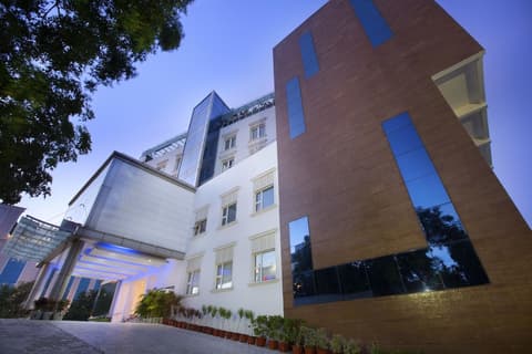 Hotel Atithi, Front of property - evening/night