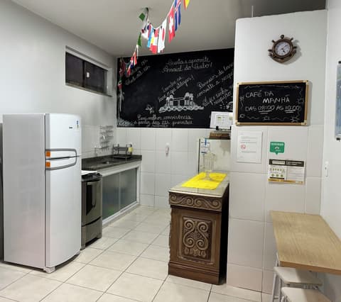 Pousada Vila Praiana, Shared kitchen