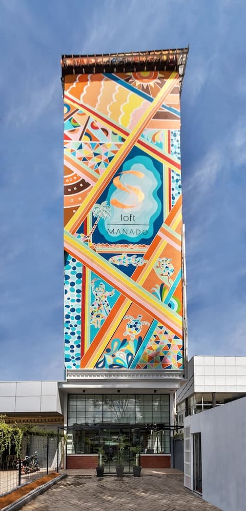 S Loft Manado, Front of property