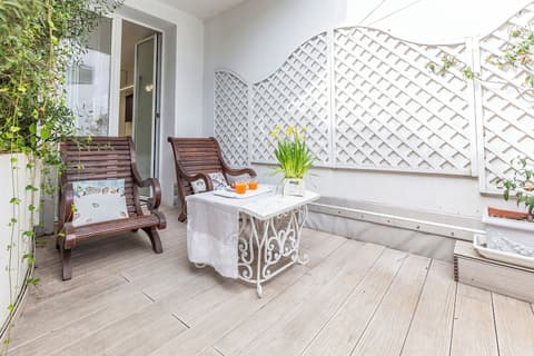 Al Cavallino Bianco, Terrace/patio