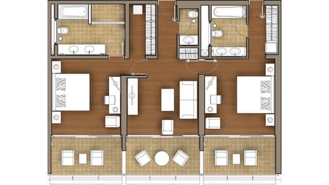 Porto Carras Meliton, Floor plan