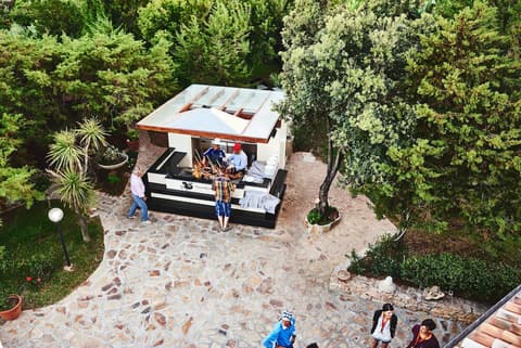 Parco Blu, Outdoor dining