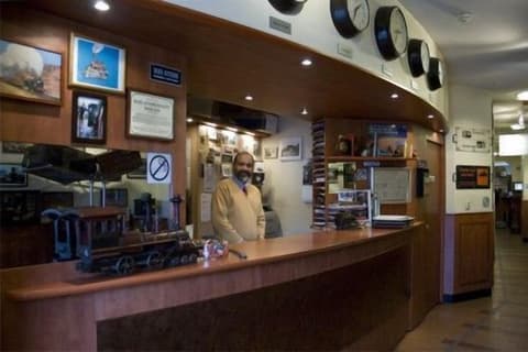 A Train Hotel, Lobby