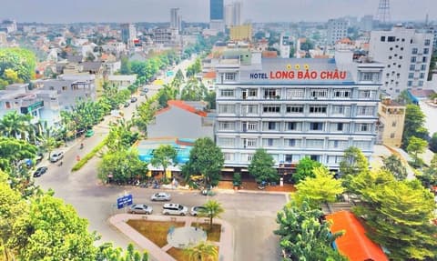 Long Bao Chau Hotel, Porch