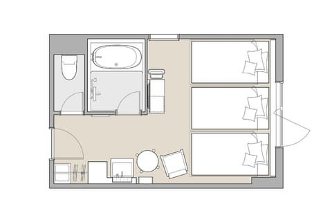 Hotel It. Osaka Shinmachi, Room