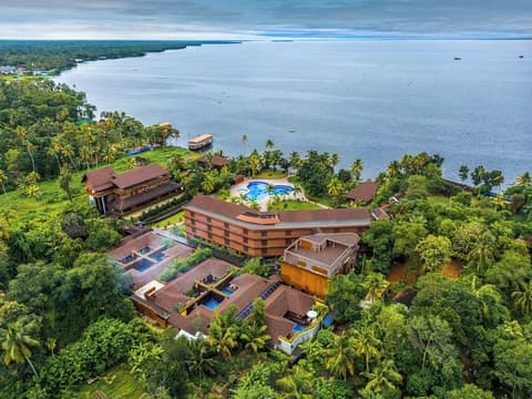 Uday Backwater Resort, Front of property