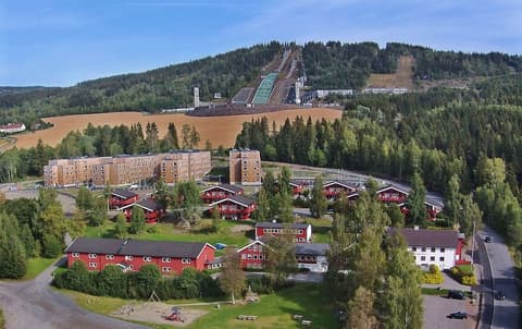 Birkebeineren Apartments, Aerial view