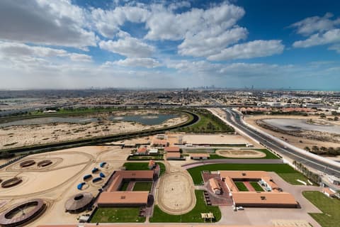Millennium Atria Business Bay, Aerial view