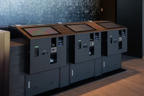 THE BLOSSOM HIBIYA, Check-in/check-out kiosk