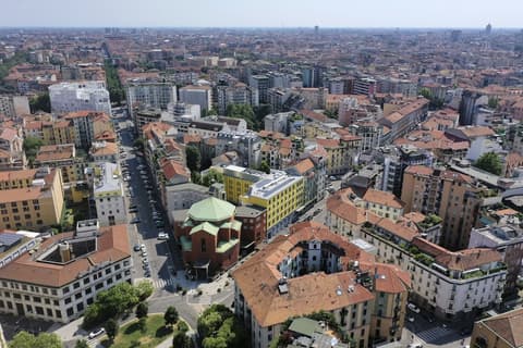 21 House of Stories Città Studi, Aerial view