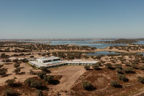 Herdade dos Delgados, Aerial view