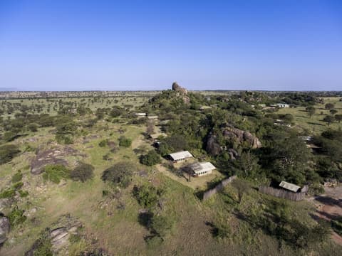 Mbuzi Mawe Serena Camp, Aerial view