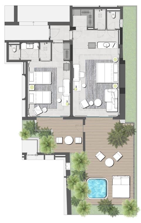 Myconian Sunrise Relais & Chateaux Hotel, Room