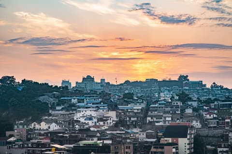 glue Hotel, View from room