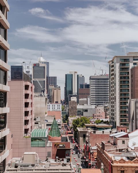 Lancemore Crossley St Melbourne, Balcony view