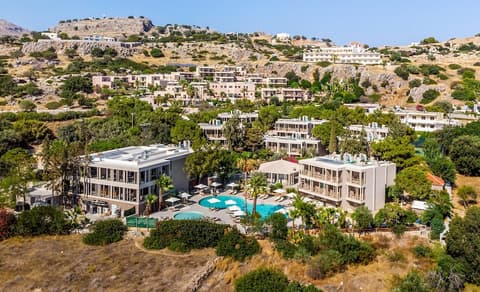 White Olive Premium Lindos - All Inclusive, Exterior