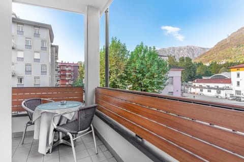 Albergo Sorriso, Terrace/patio