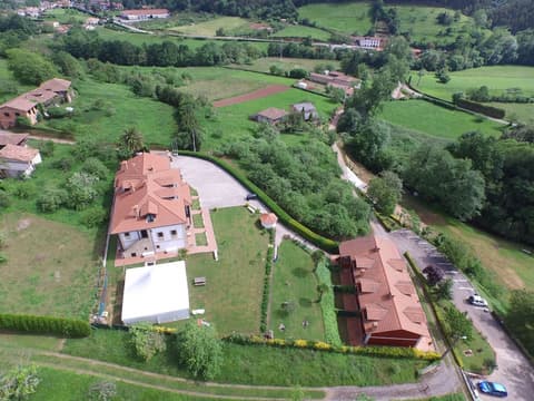 La Casona de la Roza, Aerial view