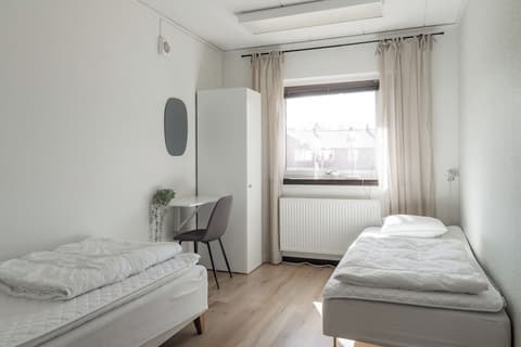 Saxvikens vandrarhem, Room