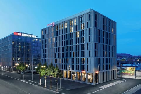 Moxy Bern Expo, Exterior