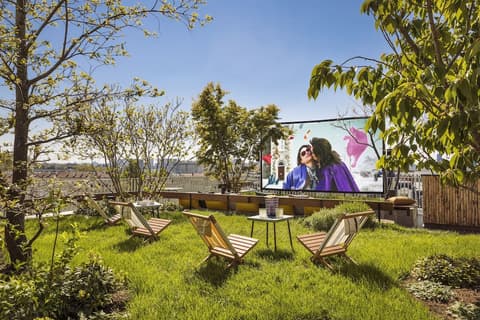 Hotel Paradiso, Rooftop terrace