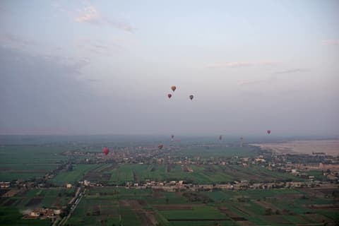 Cleopatra Hotel Luxor, Aerial view