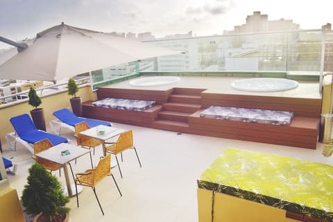 Hampton by Hilton Barranquilla, Outdoor spa tub