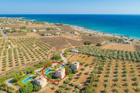 Andreas Beach Villa Large Private Pool Walk to Beach Sea Views A C Wifi Car Not Required - 1654