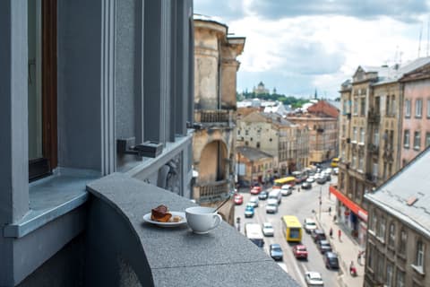 Astoria Hotel, View from room