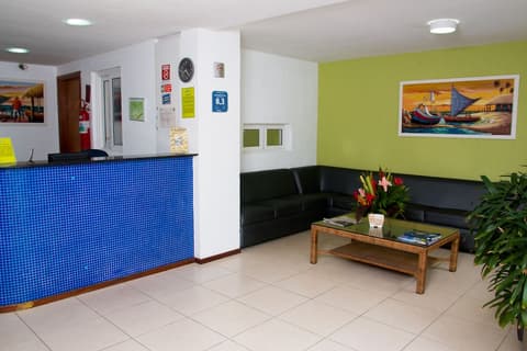 Saint Patrick Praia Hotel, Interior entrance
