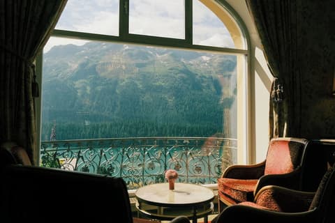 Kulm Hotel St. Moritz, Lobby sitting area