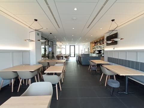 DWO Yuste Alcalá, Breakfast area