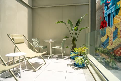 Akeah Hotel Gran Via, Terrace/patio