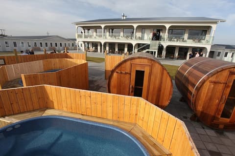 Stracta Hotel, Outdoor spa tub