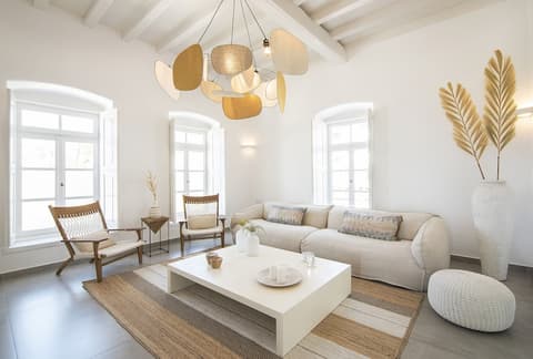 Pietra Bianca 1891 Suites Mykonos, Living area