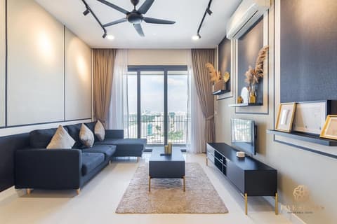 ViiA Residences in KL Eco City, Five Senses, Living area