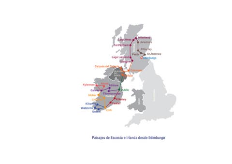 Paisajes de Escocia e Irlanda  - Desde Edimburgo 