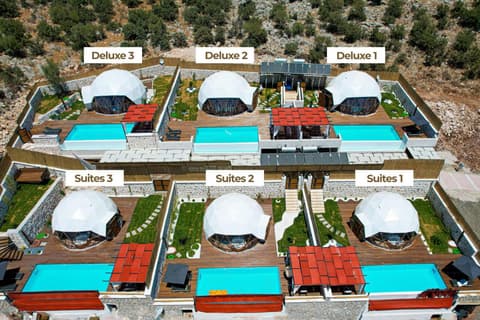 Kalkan Dome Suites & Deluxe-Glamping Holiday in Kalkan