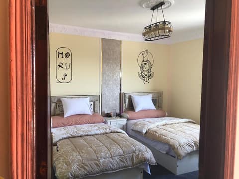 Sneferu Pyramids inn - Full Pyramids View