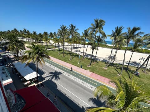 Ocean Drive Steps to Sea in South Beach Parking