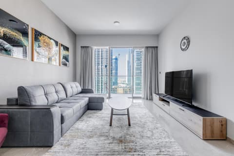 Knokey Luxury 1BR Apartments - 5 min walk to Burj Khalifa & Dubai Mall & Dubai Fountain