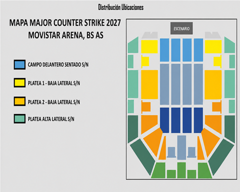 Major Counter Strike 2 | Estadio Movistar Arena