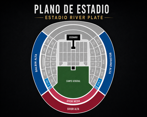 Maná en Argentina - Estadio River Plate