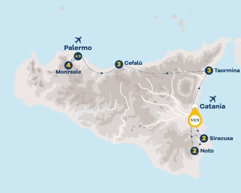 Mini Tour Sicilia da Catania