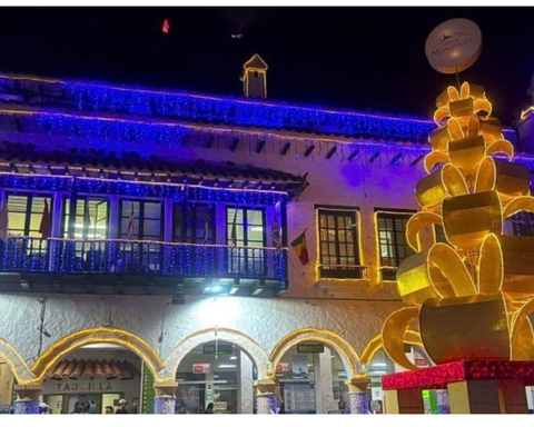 Illuminated Bogotá