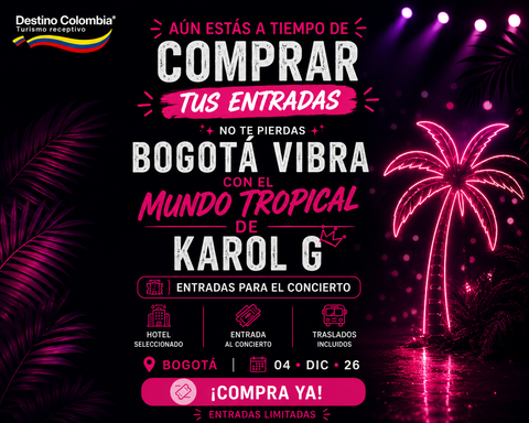 Entradas para Concierto de Karol G en Bogotá